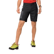 Jack Wolfskin Softshell Shorts Active Track black Men